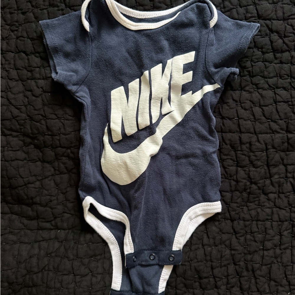 Nike Dark Blue Infant Bodysuit